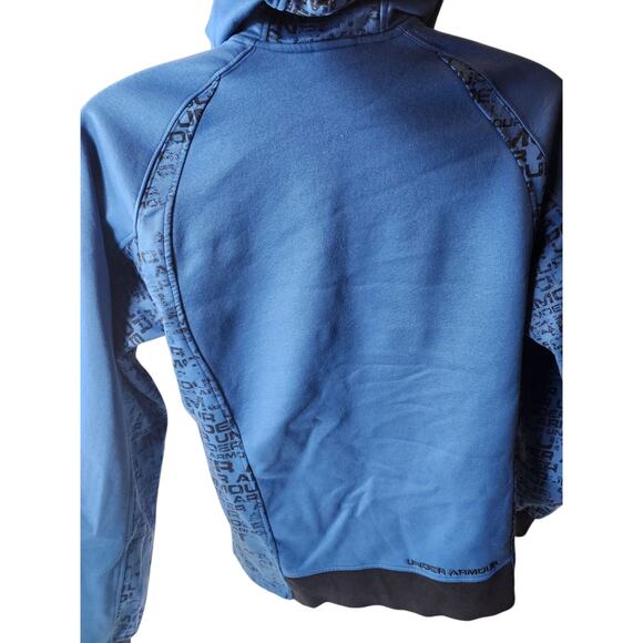 Under Armour Hoodie Men Small Women Medium Zip Sweatshirt Jacket Gym Drawstring - Picture 6 of 16